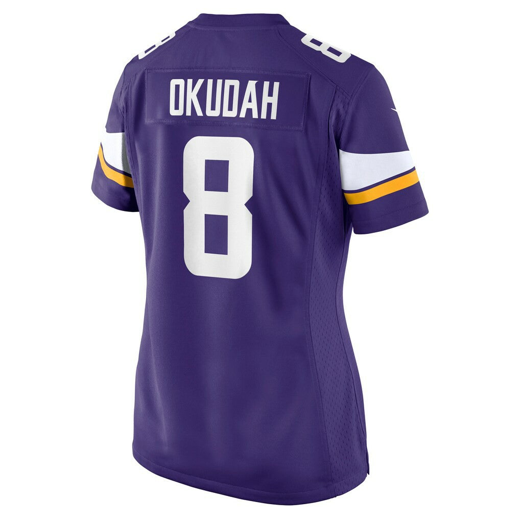 Jeff Okudah Minnesota Vikings Women's Team Game Jersey - Purple online