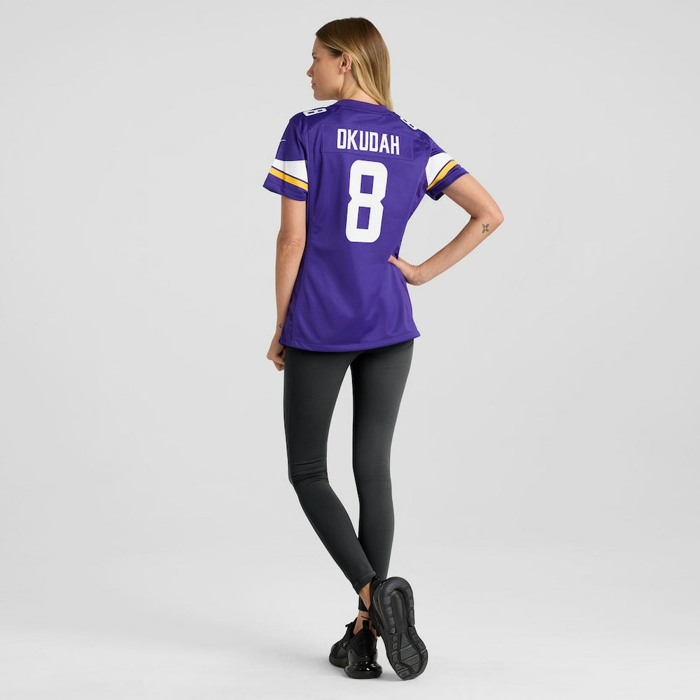 Jeff Okudah Minnesota Vikings Women's Team Game Jersey - Purple online