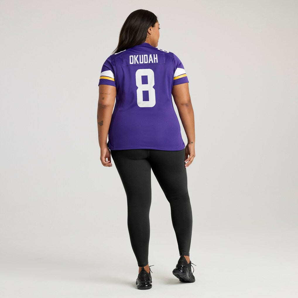 Jeff Okudah Minnesota Vikings Women's Team Game Jersey - Purple online