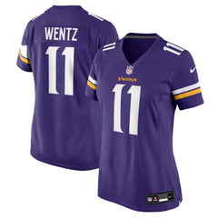Carson Wentz Minnesota Vikings Women's Team Game Jersey - Purple online