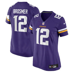 Max Brosmer Minnesota Vikings Women's Team Game Jersey - Purple sale