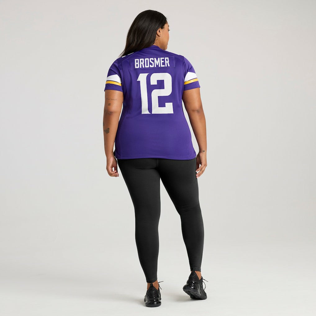 Max Brosmer Minnesota Vikings Women's Team Game Jersey - Purple sale