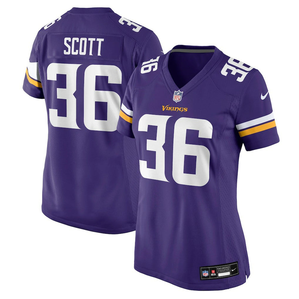 Zavier Scott Minnesota Vikings Women's Team Game Jersey - Purple cheap
