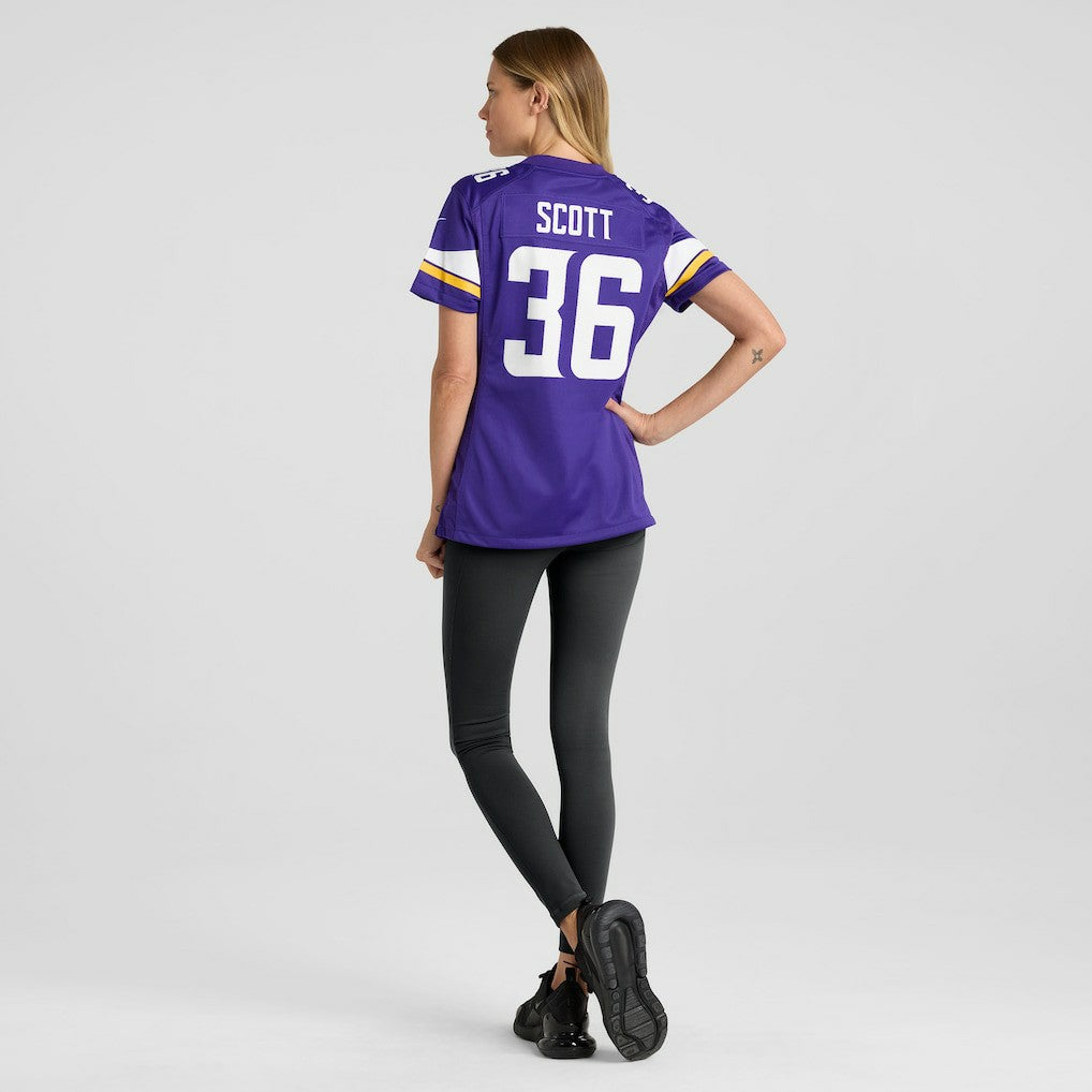 Zavier Scott Minnesota Vikings Women's Team Game Jersey - Purple cheap