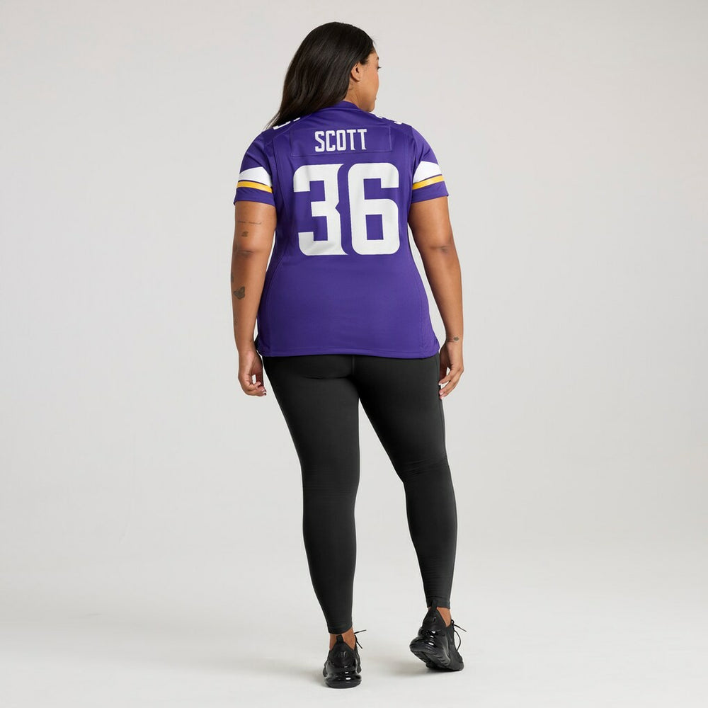Zavier Scott Minnesota Vikings Women's Team Game Jersey - Purple cheap
