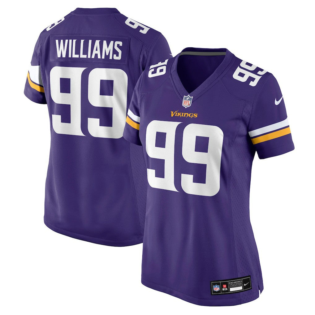 Elijah Williams Minnesota Vikings Women's Team Game Jersey - Purple cheap