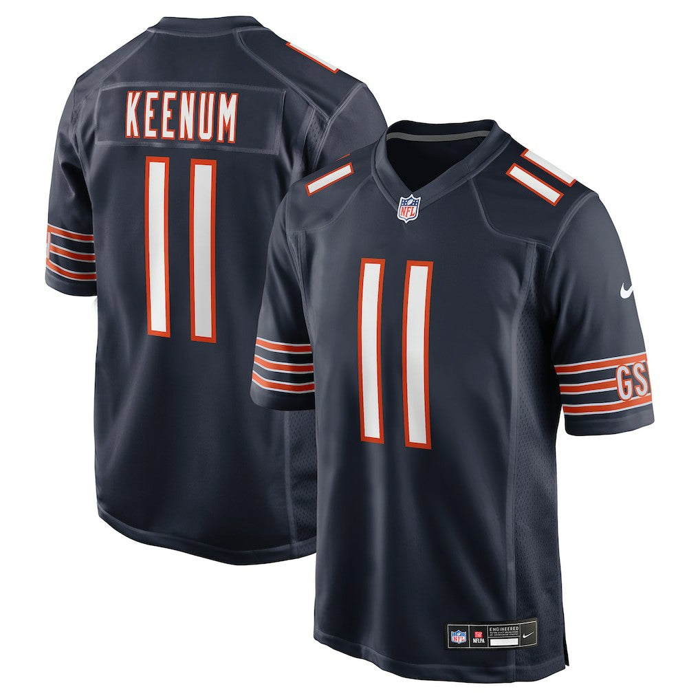Case Keenum Chicago Bears Team Game Jersey - Navy on sale