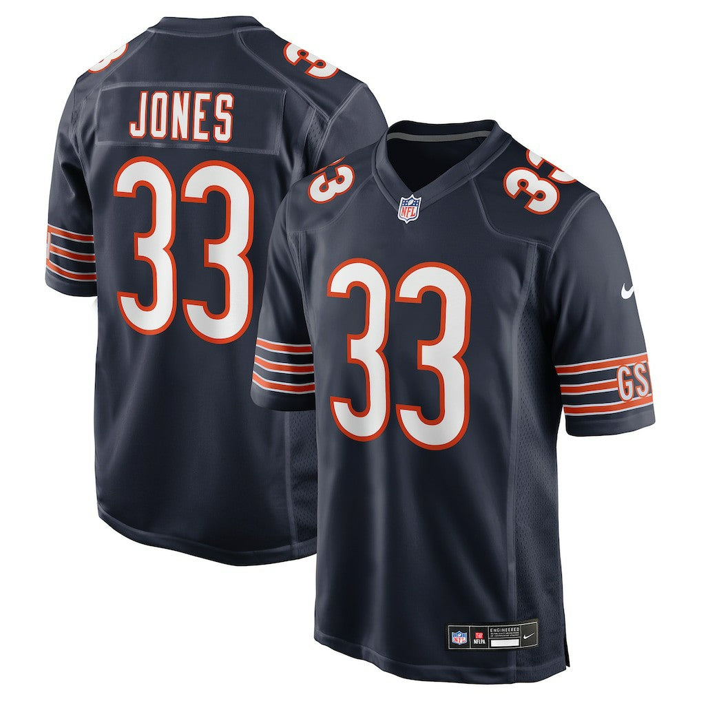 Jaylon Jones Chicago Bears Team Game Jersey - Navy sale
