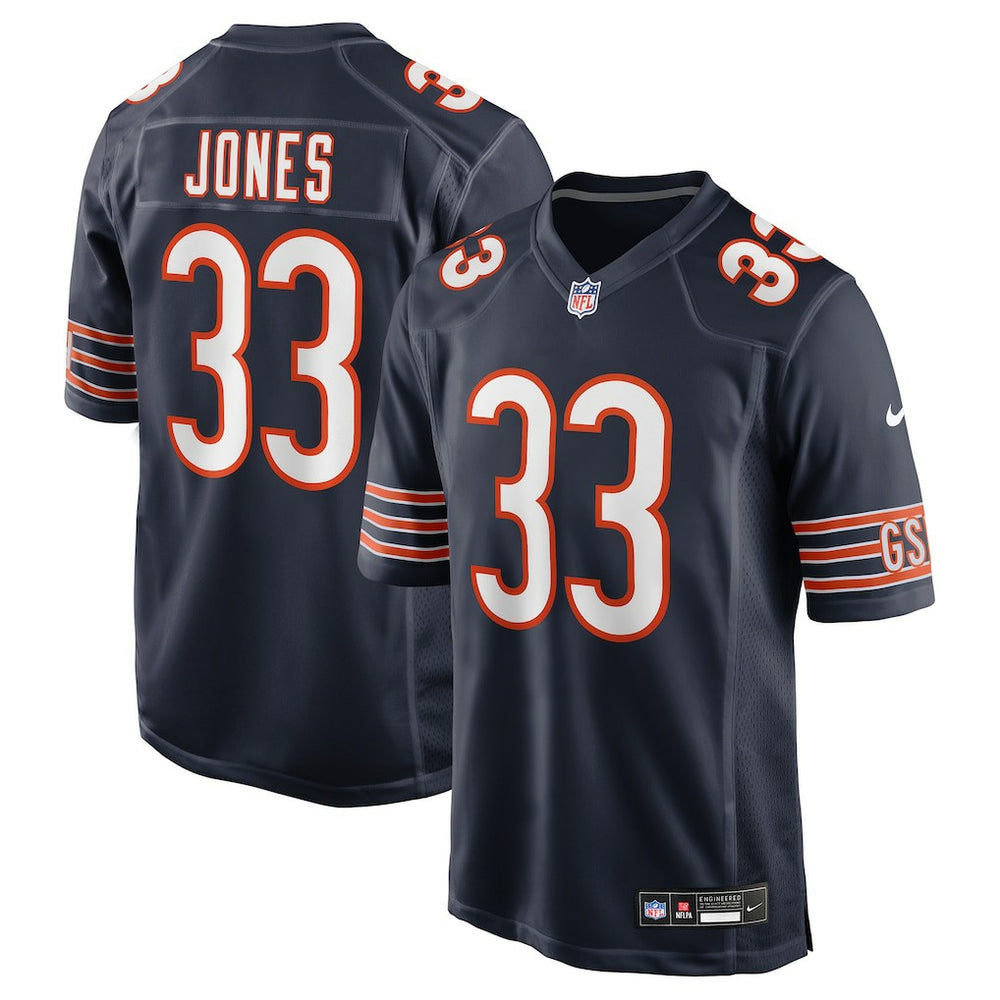Jaylon Jones Chicago Bears Team Game Jersey - Navy sale