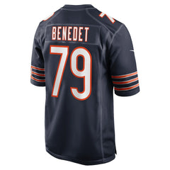 Theo Benedet Chicago Bears Team Game Jersey - Navy sale