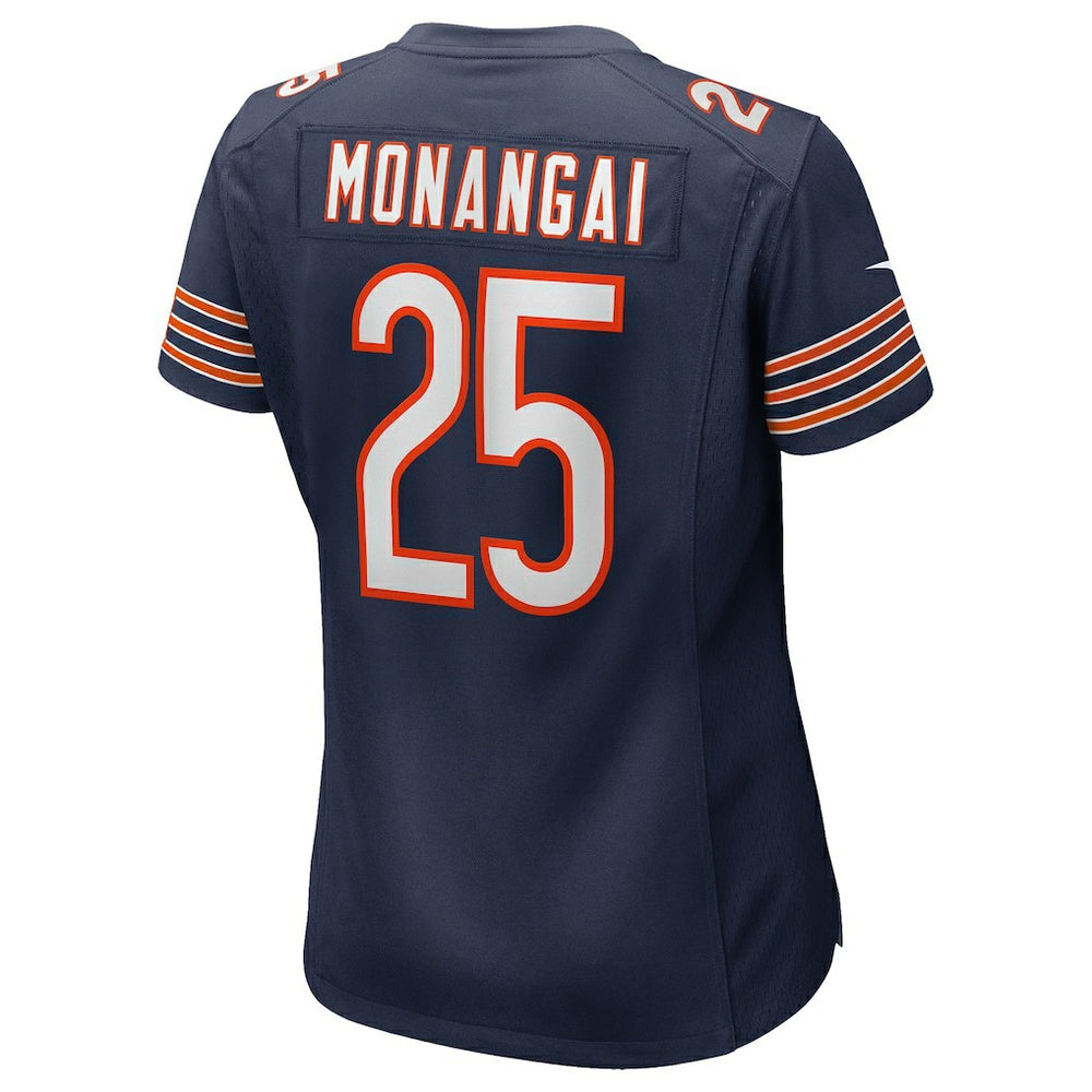 Kyle Monangai Chicago Bears Women's Team Game Jersey - Navy on sale