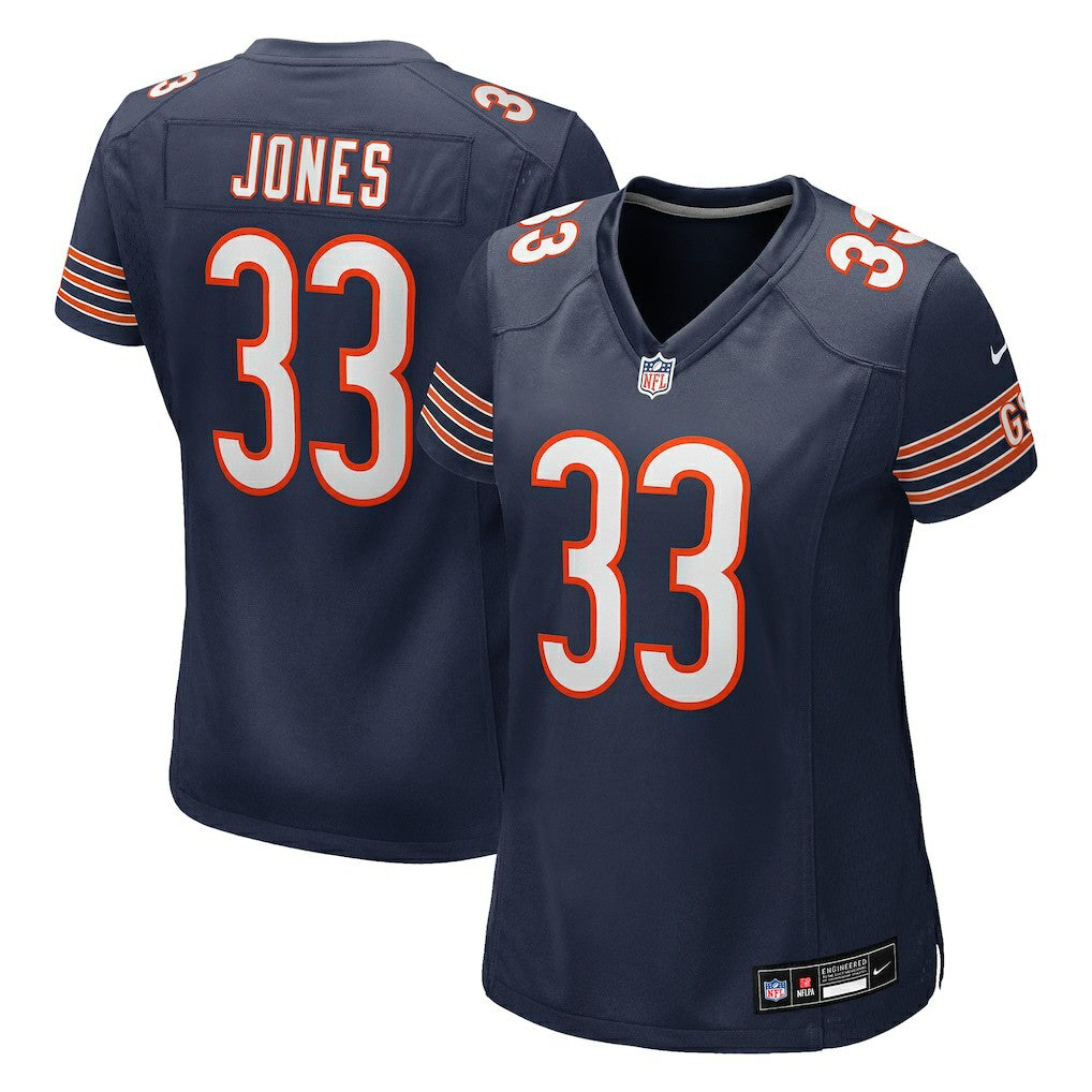 Jaylon Jones Chicago Bears Women's Team Game Jersey - Navy sale