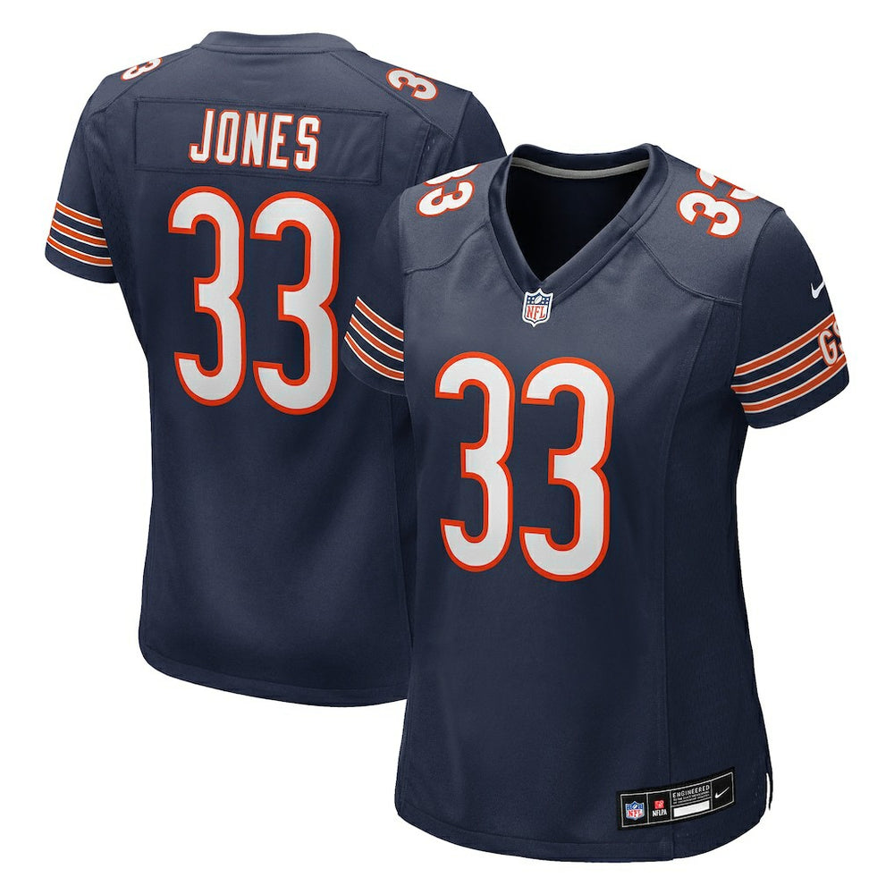 Jaylon Jones Chicago Bears Women's Team Game Jersey - Navy sale