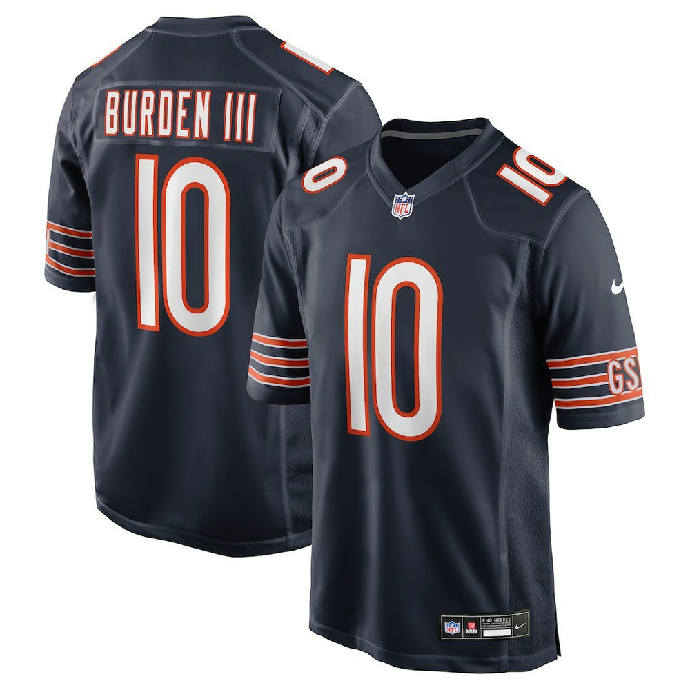 Luther Burden III Chicago Bears Team Game Jersey - Navy cheap