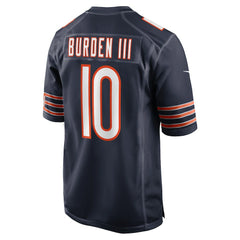Luther Burden III Chicago Bears Team Game Jersey - Navy cheap