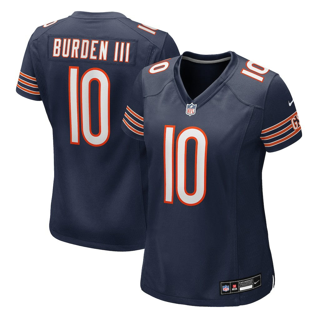 Luther Burden III Chicago Bears Women's Team Game Jersey - Navy for sale