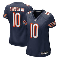 Luther Burden III Chicago Bears Women's Team Game Jersey - Navy for sale