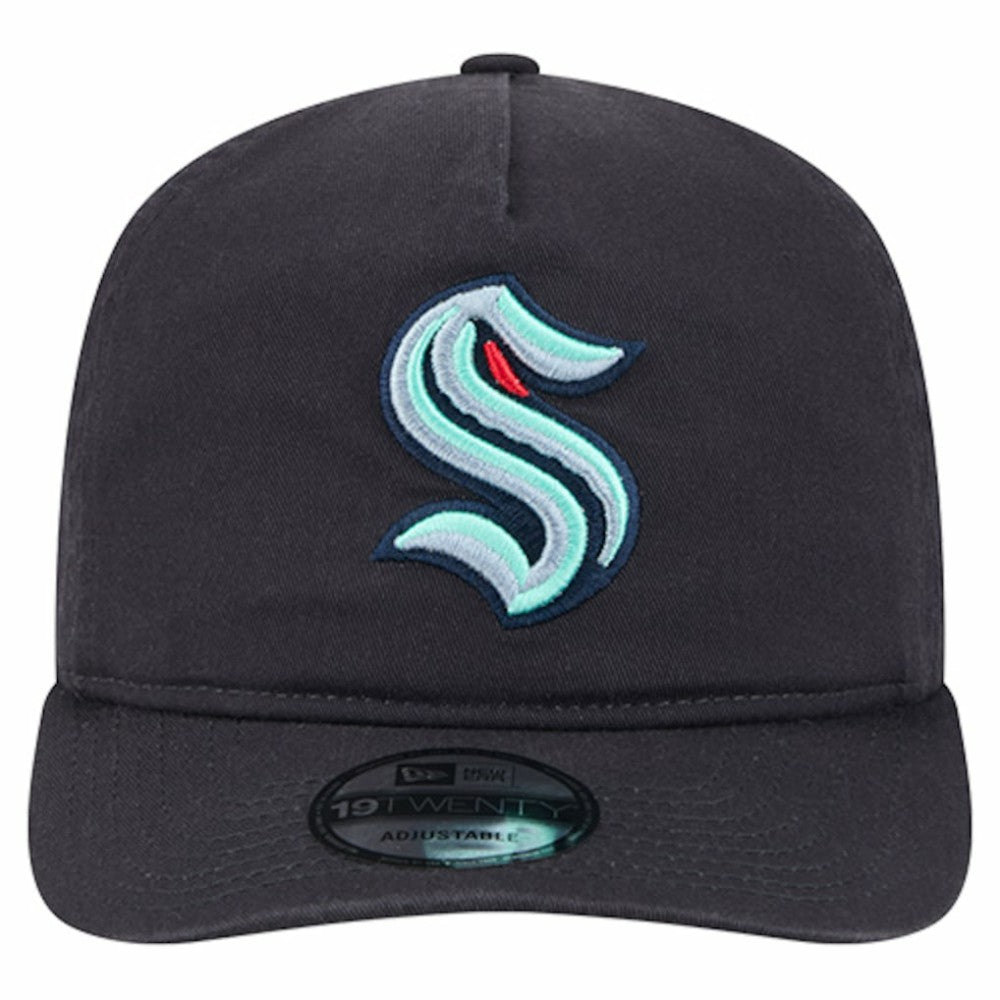 Seattle Kraken New Era 19TWENTY Adjustable Hat - Deep Sea Blue Hats