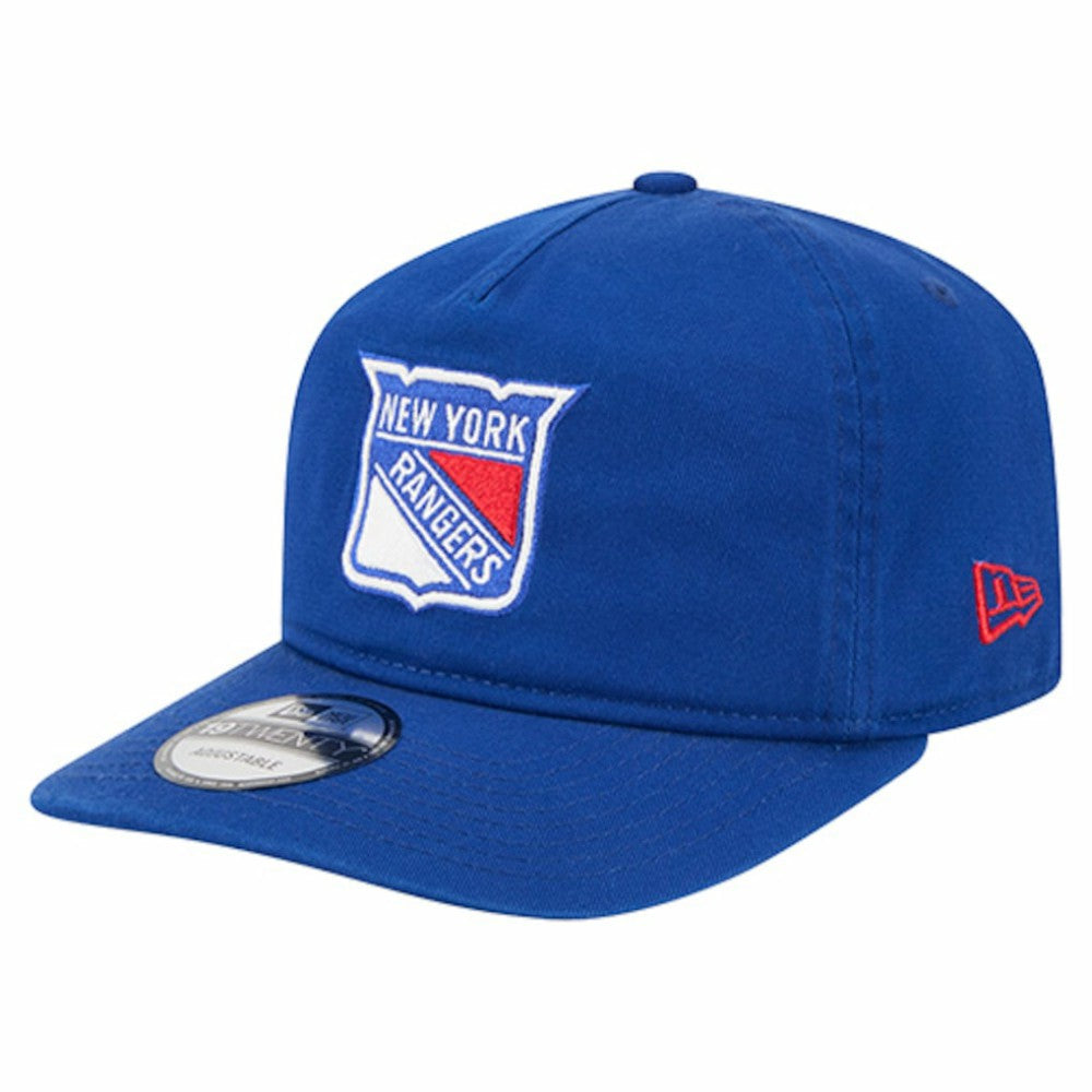 New York Rangers New Era 19TWENTY Adjustable Hat - Blue Hats