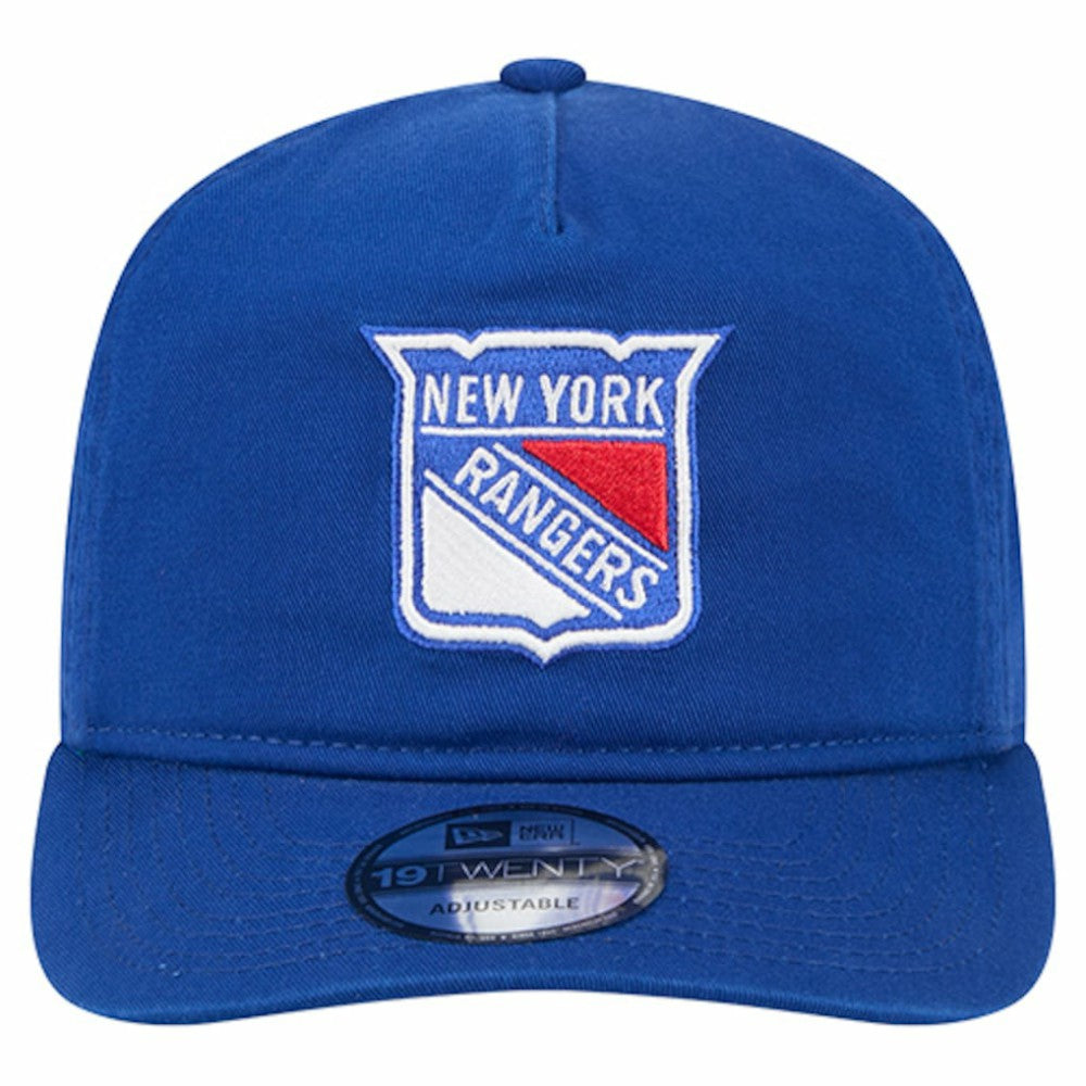 New York Rangers New Era 19TWENTY Adjustable Hat - Blue Hats