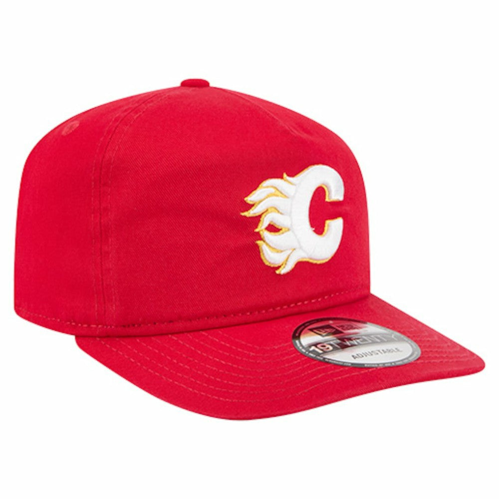Calgary Flames New Era 19TWENTY Adjustable Hat - Red Hats