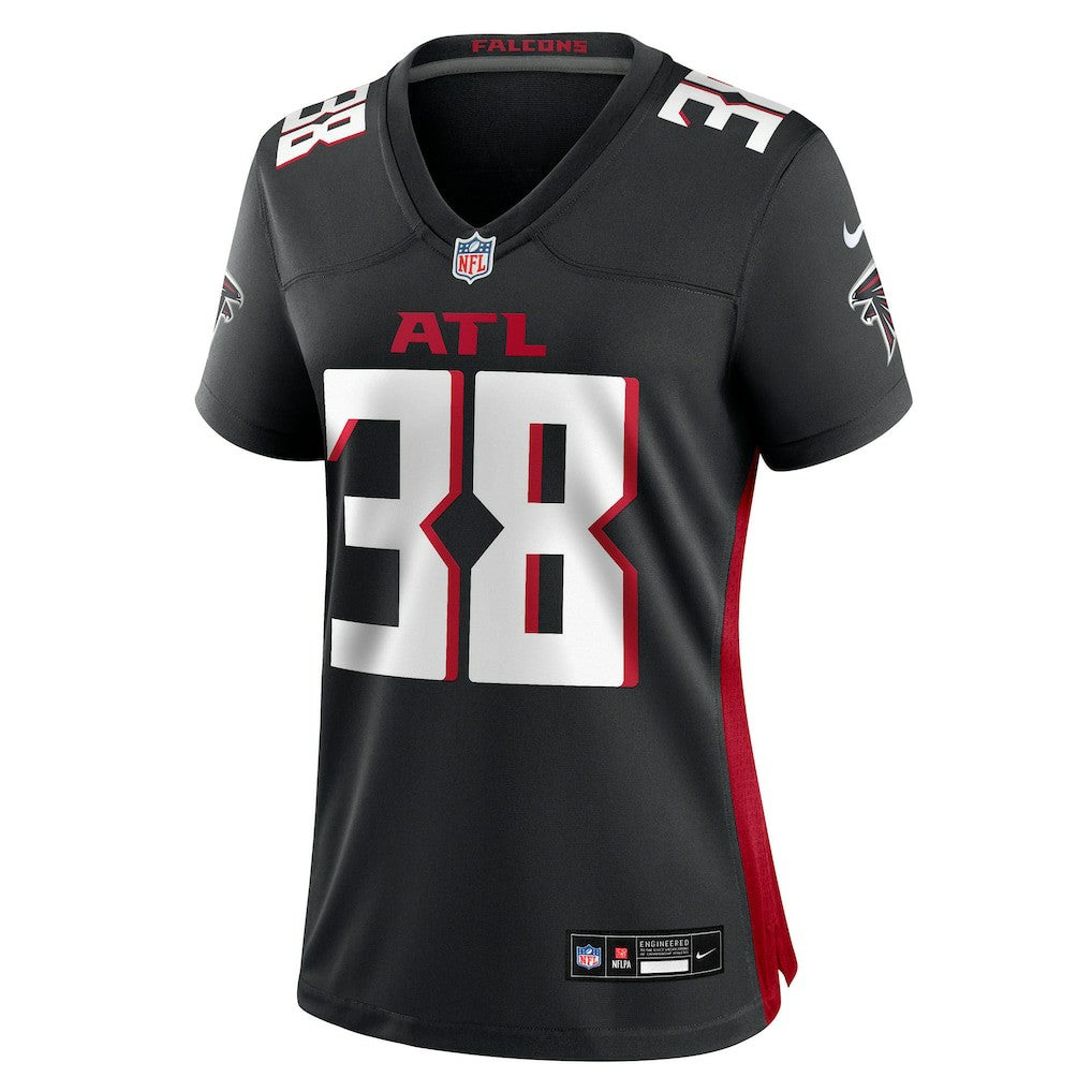 Nathan Carter Atlanta Falcons Women's Team Game Jersey - Black for sale