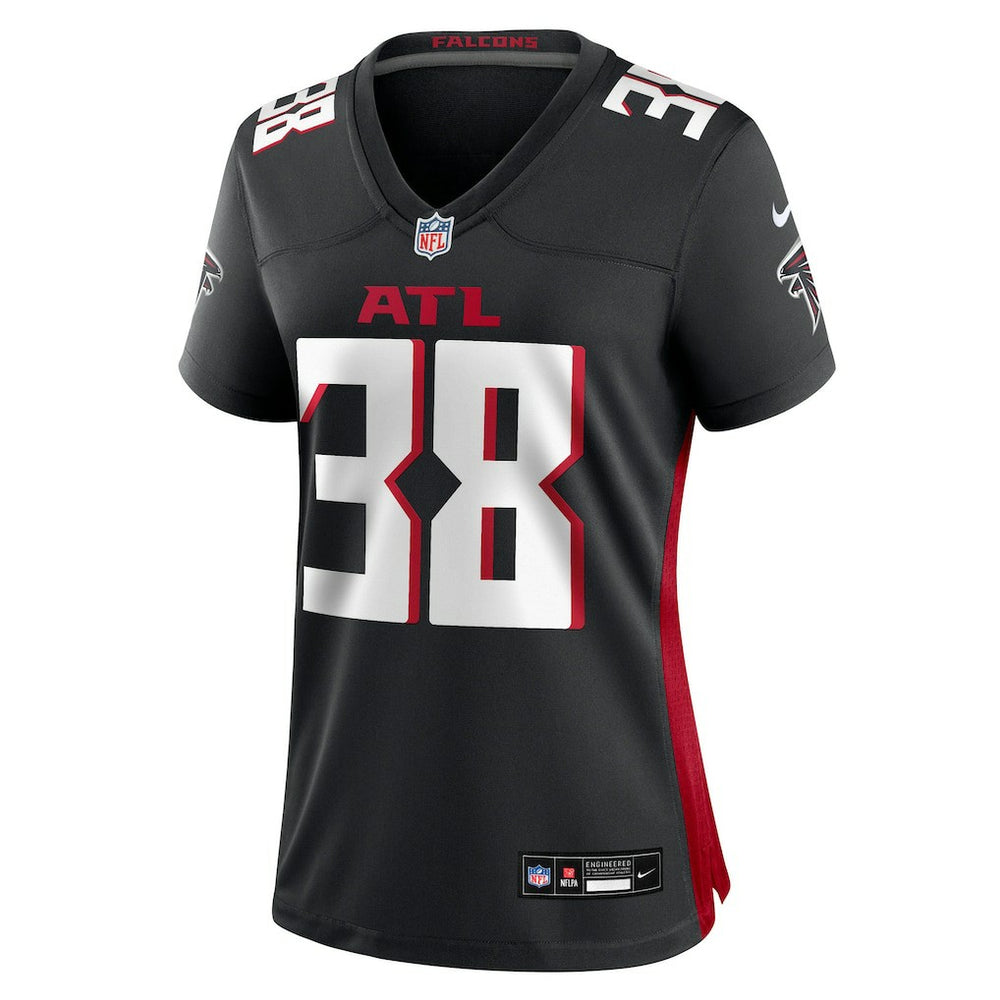 Nathan Carter Atlanta Falcons Women's Team Game Jersey - Black for sale