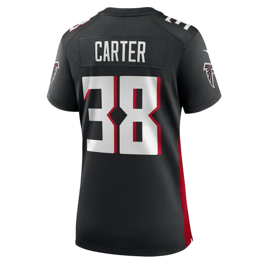 Nathan Carter Atlanta Falcons Women's Team Game Jersey - Black for sale