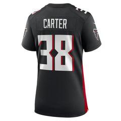 Nathan Carter Atlanta Falcons Women's Team Game Jersey - Black for sale