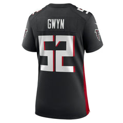 Jovaughn Gwyn Atlanta Falcons Women's Team Game Jersey - Black outlet