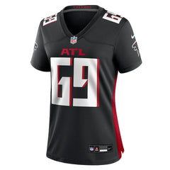 Jack Nelson Atlanta Falcons Women's Team Game Jersey - Black outlet