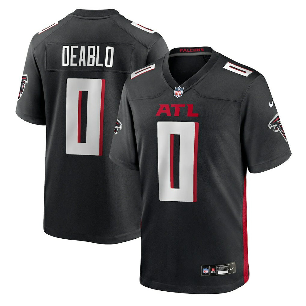 Divine Deablo Atlanta Falcons Team Game Jersey - Black discount