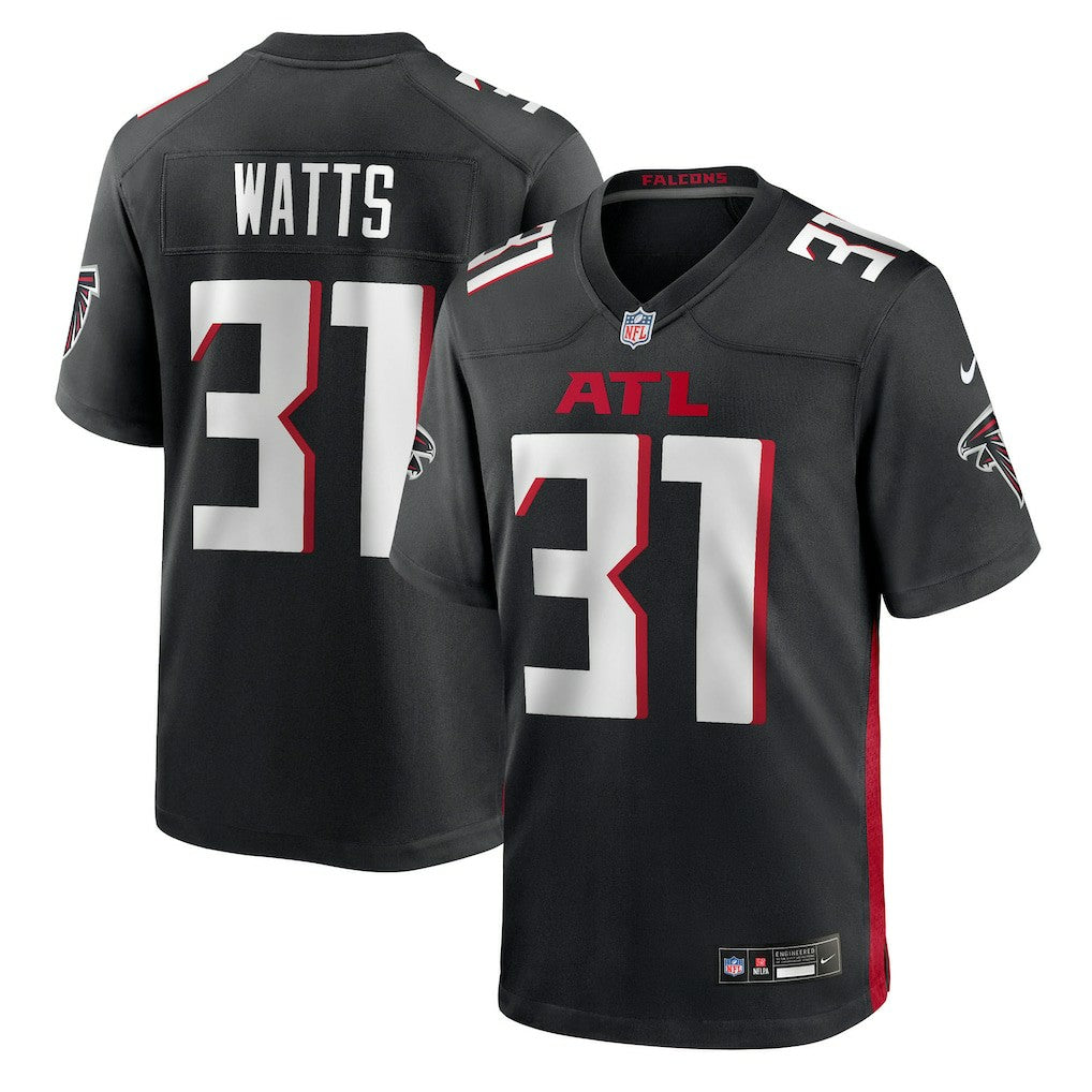 Xavier Watts Atlanta Falcons Team Game Jersey - Black cheap