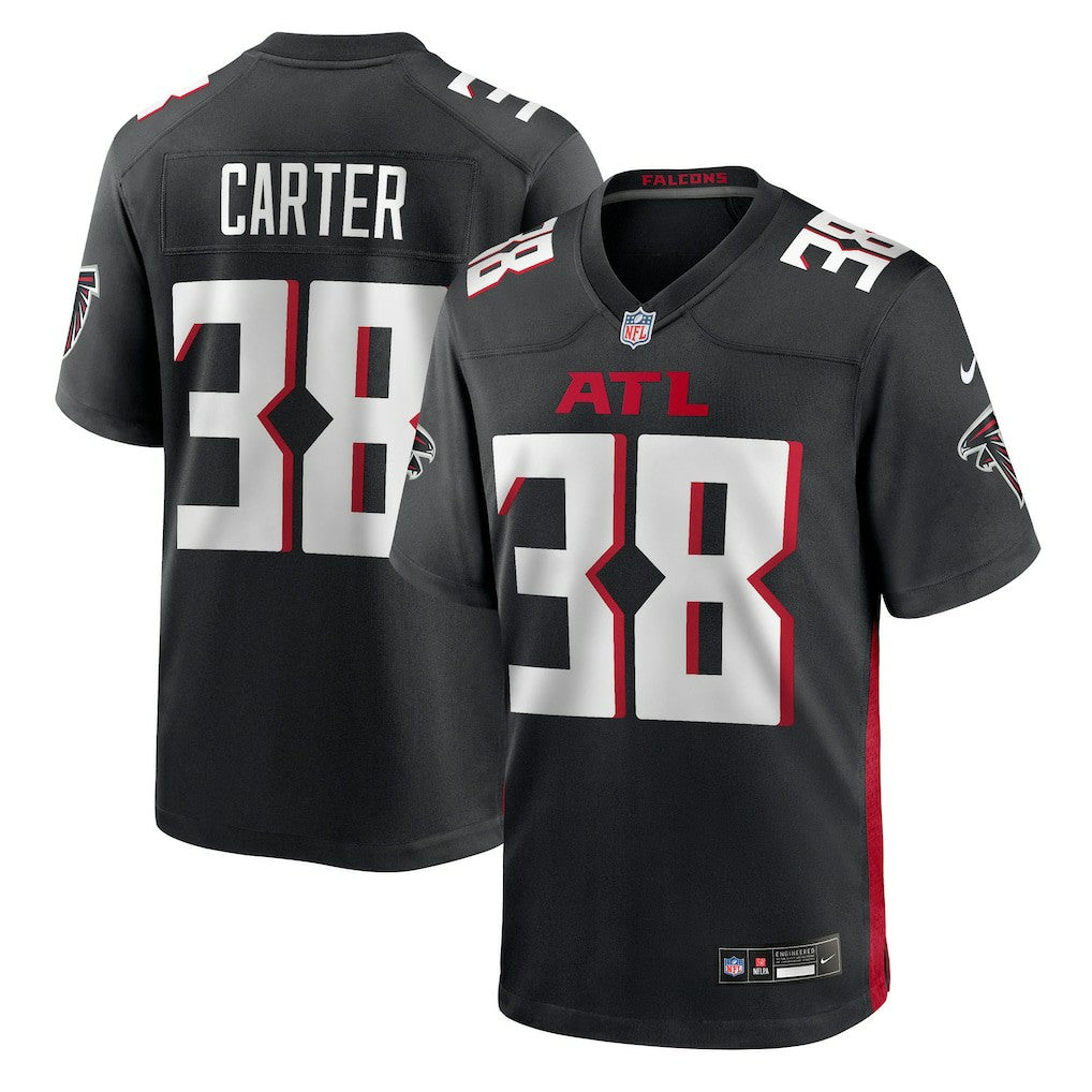 Nathan Carter Atlanta Falcons Team Game Jersey - Black discount