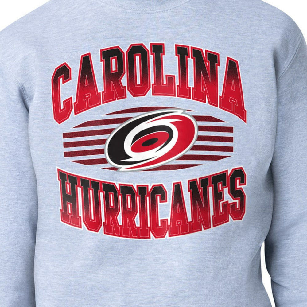 Carolina Hurricanes Starter Team Grit Graphic Fleece Pullover Sweatshirt - Gray Sweatshirts
