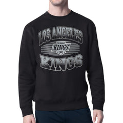 Los Angeles Kings Starter Team Grit Graphic Fleece Pullover Sweatshirt - Black Sweatshirts