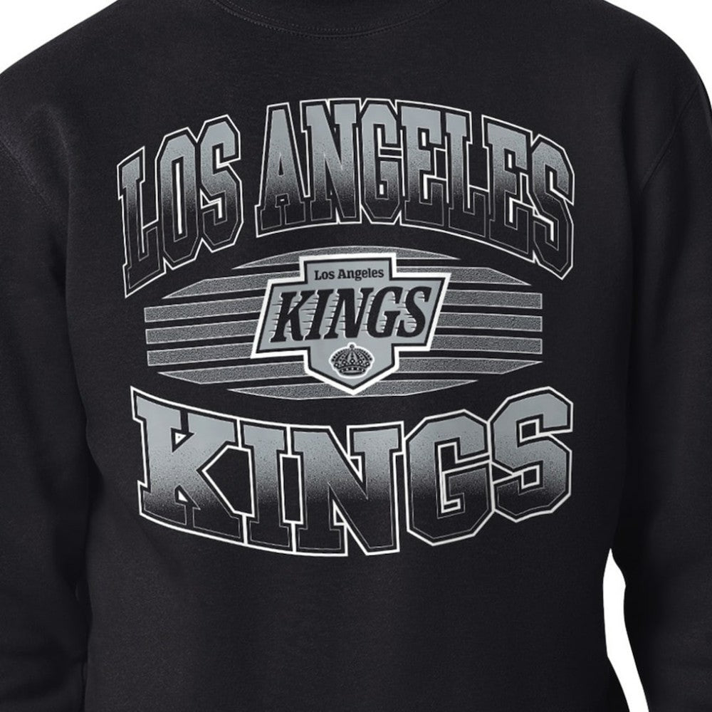 Los Angeles Kings Starter Team Grit Graphic Fleece Pullover Sweatshirt - Black Sweatshirts