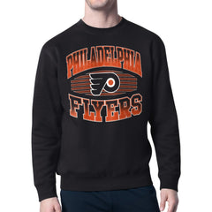 Philadelphia Flyers Starter Team Grit Graphic Fleece Pullover Sweatshirt - Black Sweatshirts