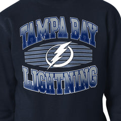 Tampa Bay Lightning Starter Team Grit Graphic Fleece Pullover Sweatshirt - Navy Sweatshirts