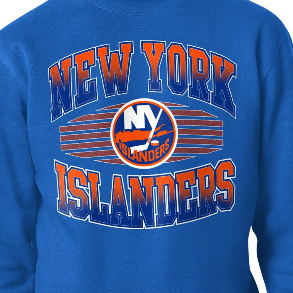 New York Islanders Starter Team Grit Graphic Fleece Pullover Sweatshirt - Royal Sweatshirts