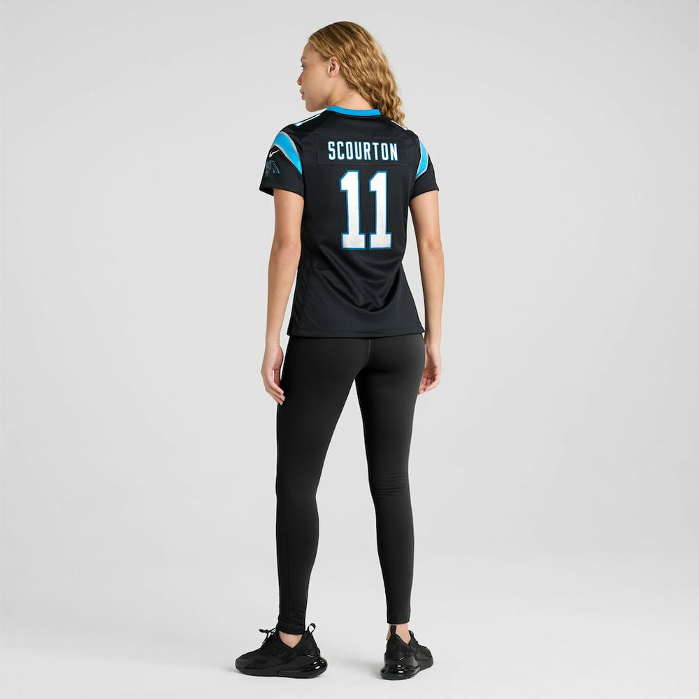 Nic Scourton Carolina Panthers Women's Team Game Jersey - Black on sale
