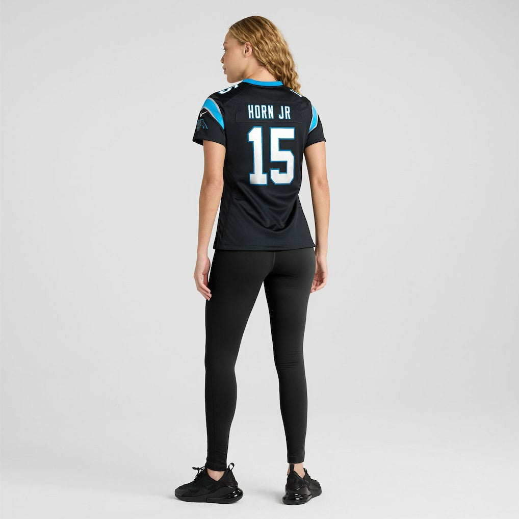 Jimmy Horn Jr Carolina Panthers Women's Team Game Jersey - Black cheap