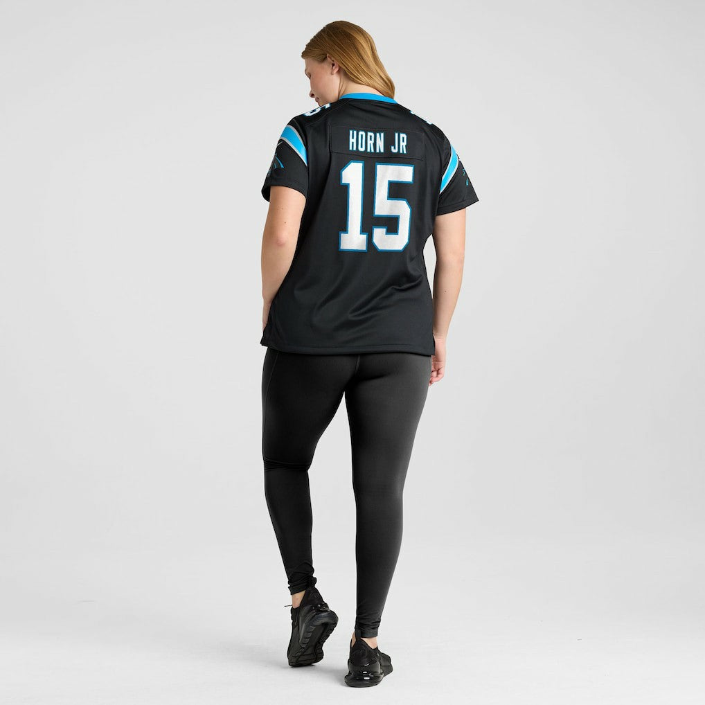 Jimmy Horn Jr Carolina Panthers Women's Team Game Jersey - Black cheap