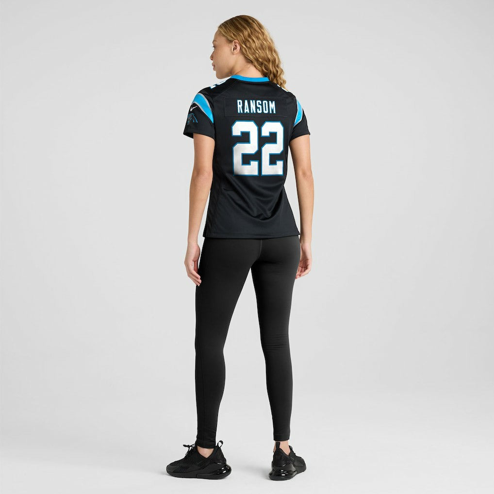 Lathan Ransom Carolina Panthers Women's Team Game Jersey - Black discount