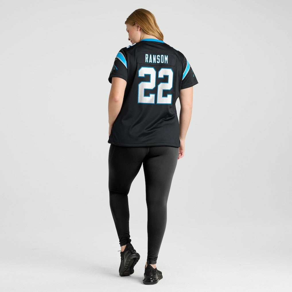 Lathan Ransom Carolina Panthers Women's Team Game Jersey - Black discount