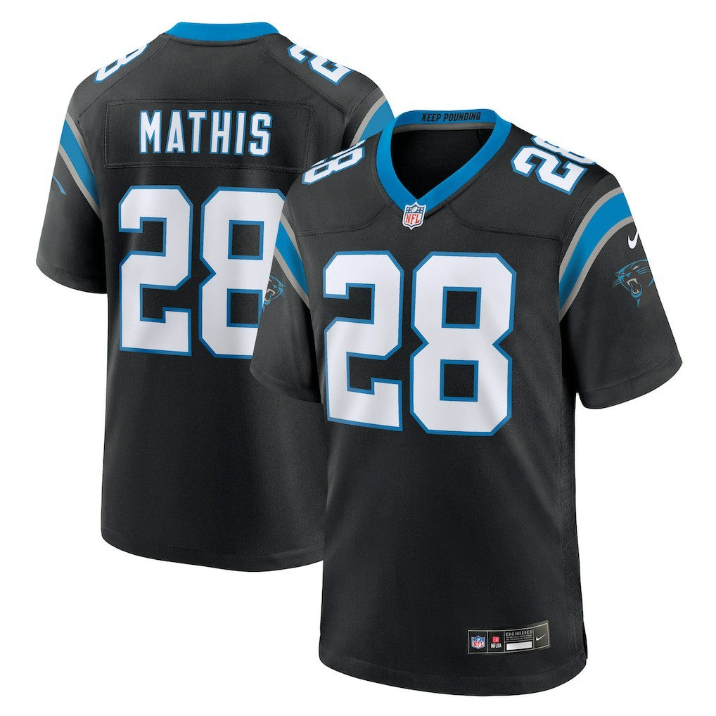 Damarri Mathis Carolina Panthers Team Game Jersey - Black on sale