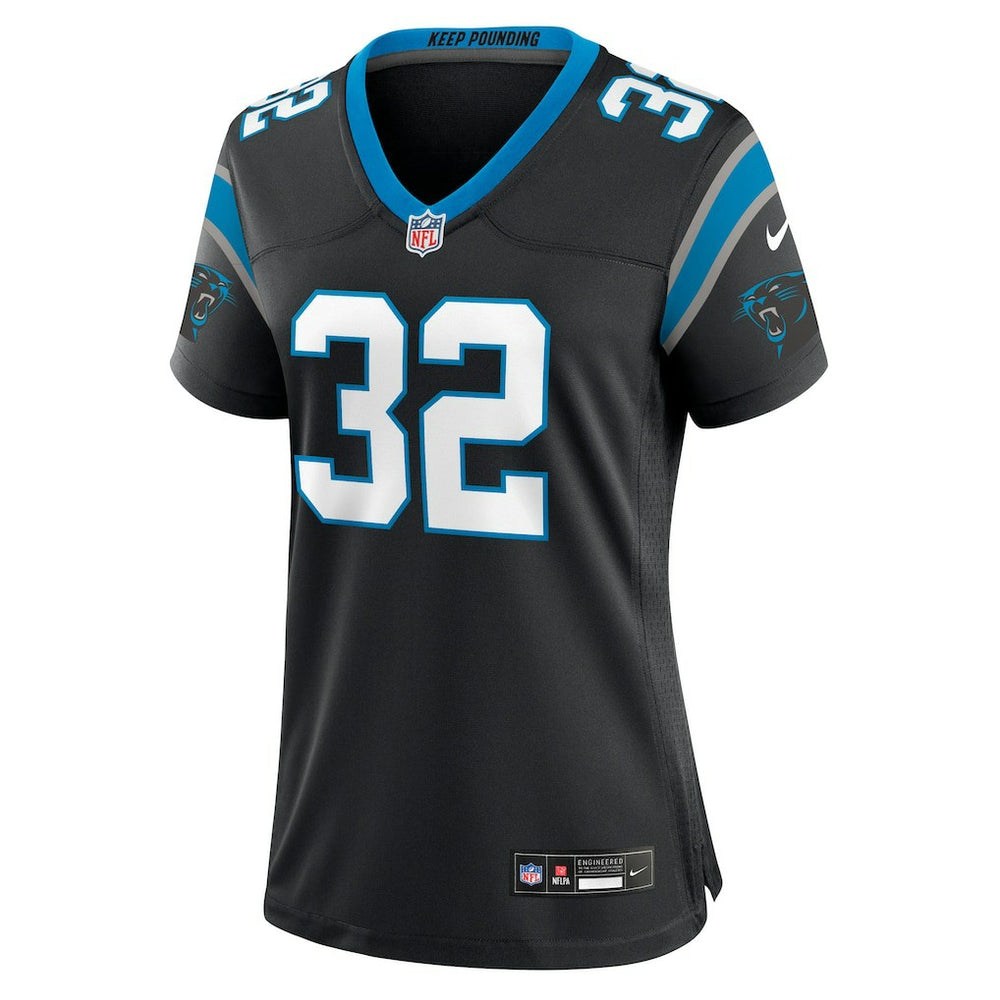 Trevin Wallace Carolina Panthers Women's Team Game Jersey - Black for sale