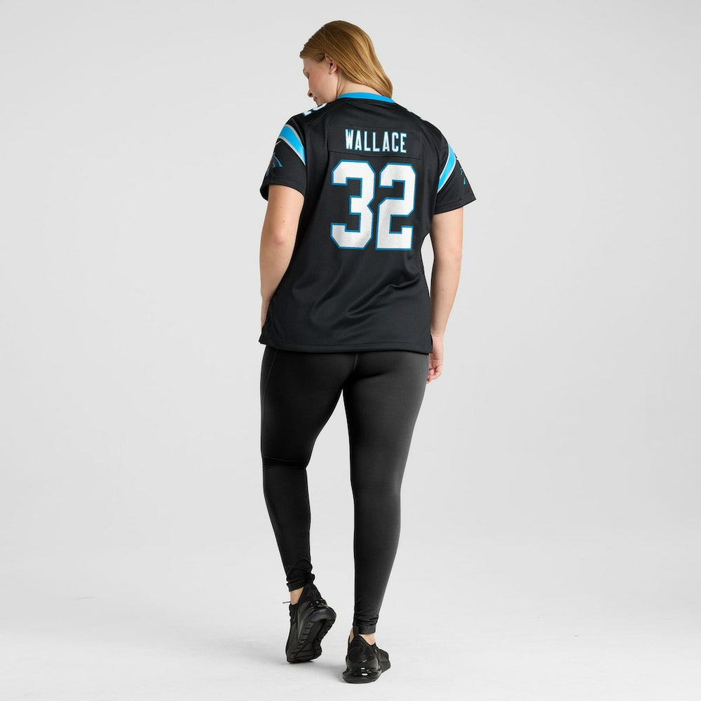 Trevin Wallace Carolina Panthers Women's Team Game Jersey - Black for sale