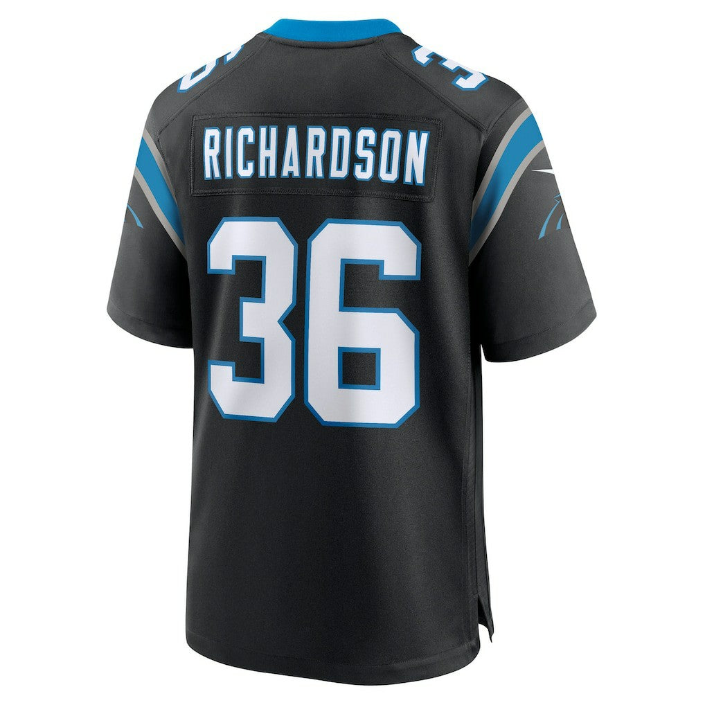 Demani Richardson Carolina Panthers Team Game Jersey - Black on sale