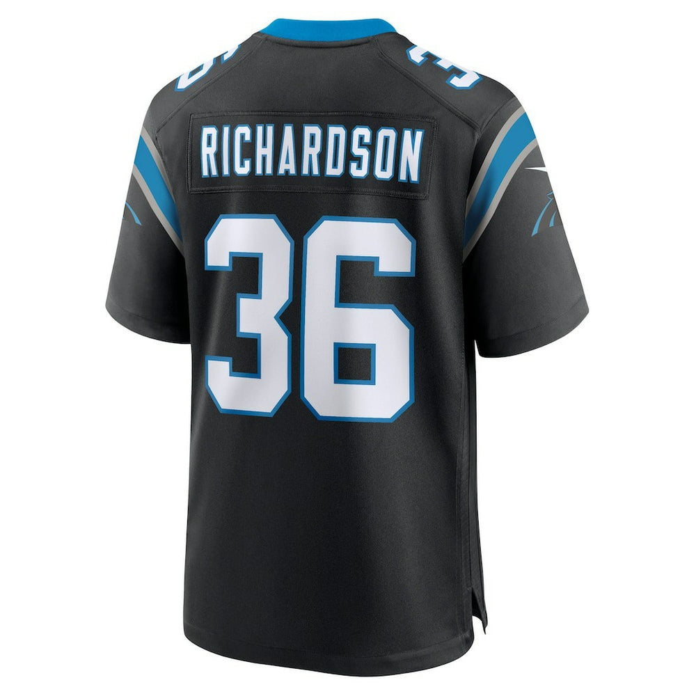 Demani Richardson Carolina Panthers Team Game Jersey - Black on sale